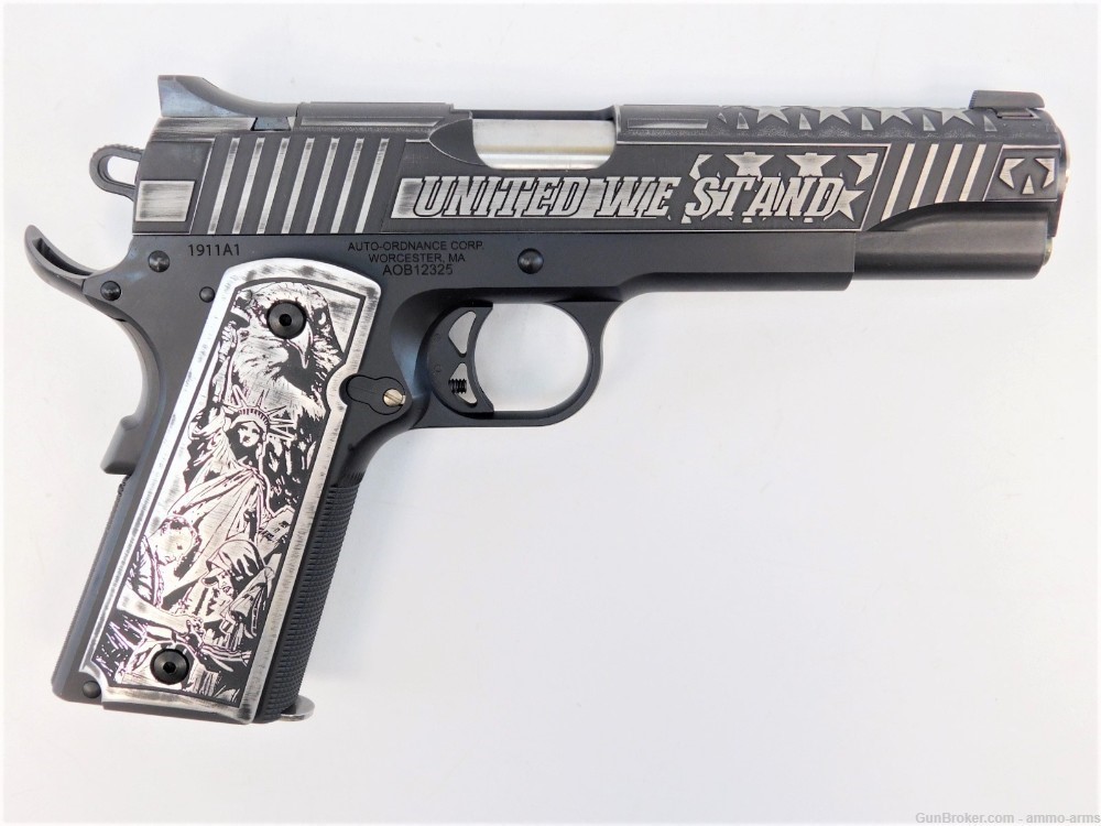 Auto-Ordnance 1911-A1 United We Stand .45 ACP 5" 7 Rds Z1911TCAC5-img-1