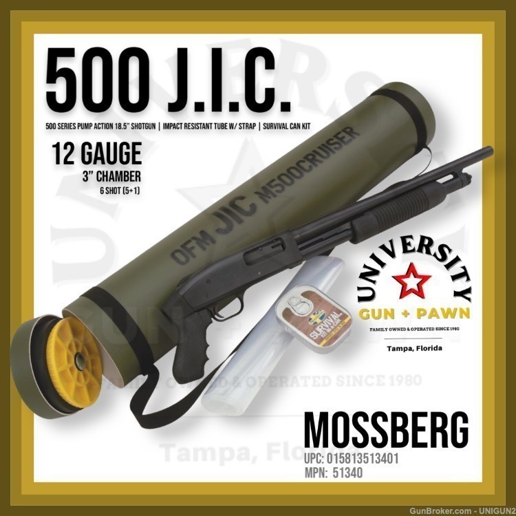MOSSBERG 500 Tactical JIC 015813513401 51340-img-0