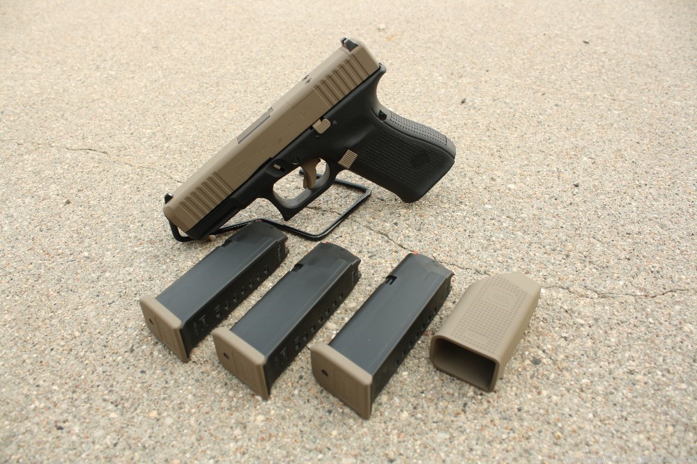 Glock 19 Gen 5 MOS 10rd & Trijicon RMR Custom Cerakote Magpul FDE NEW-img-6