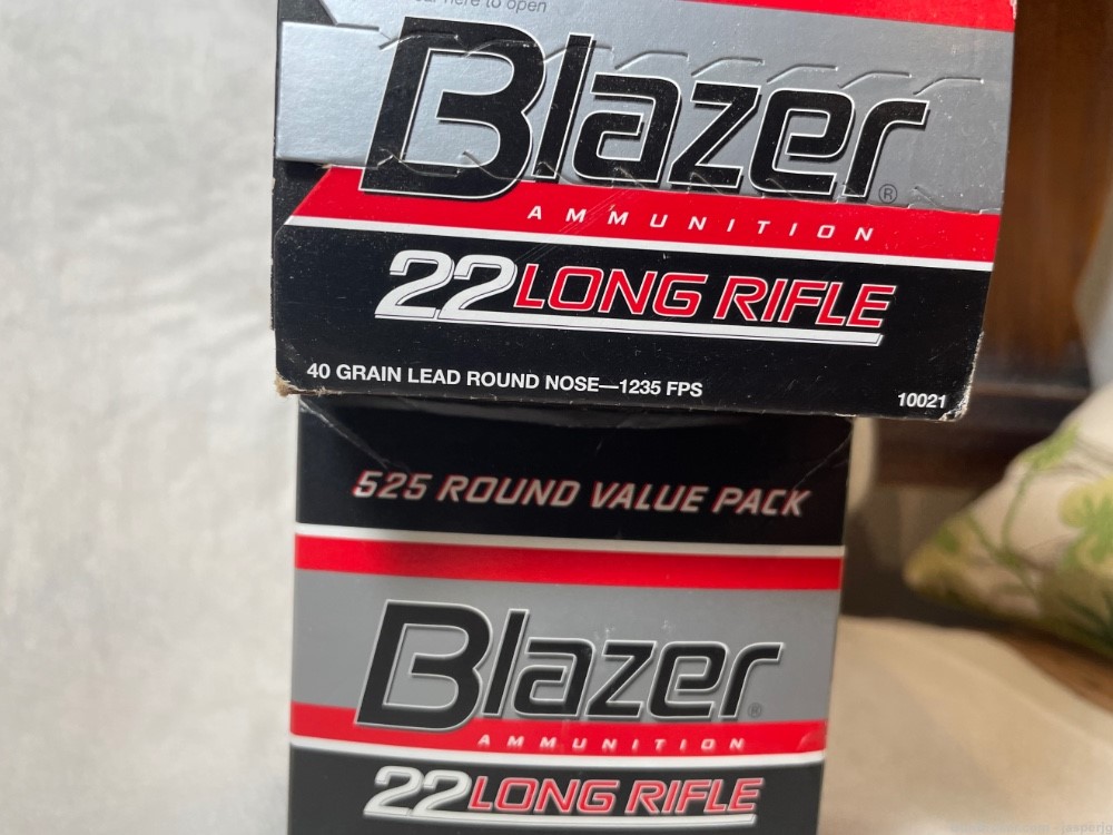 1050 rounds of blazer, 22 long rifle, ammunition-img-1