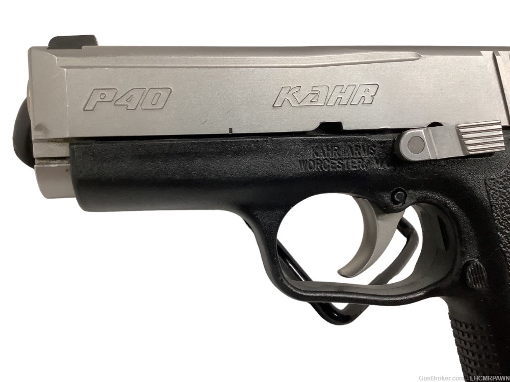 Kahr Arms P40 .40 S&W 2-Tone, Good!-img-2