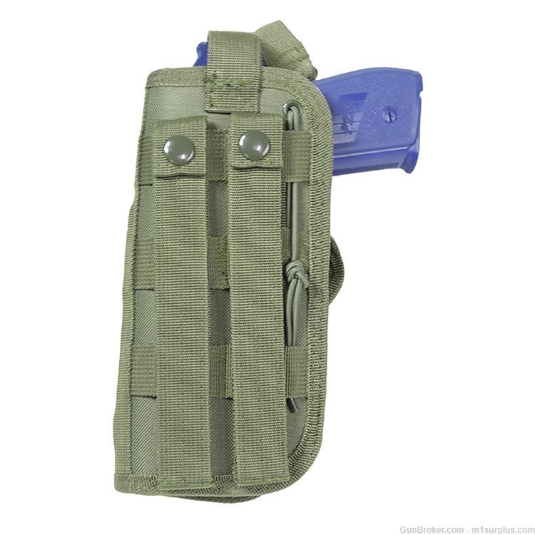 VISM GREEN MOLLE Tactical Holster Fits Pistols With Light / Laser Attached-img-1