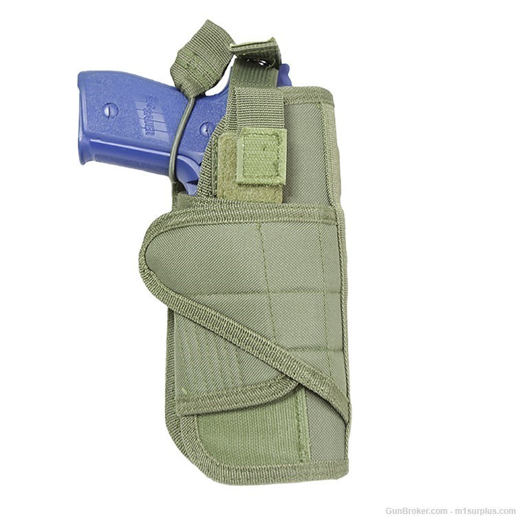 VISM Green MOLLE Gun Holster For WALTHER PPQ Q5 CZ P-07 P-09 P-10 Pistol-img-0