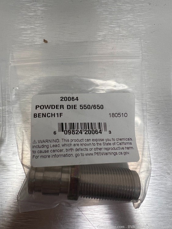 Dies | Standard Powder Measure Die w/ Lock Ring-img-0