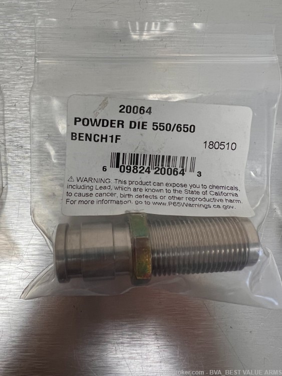 Dies | Standard Powder Measure Die w/ Lock Ring-img-2