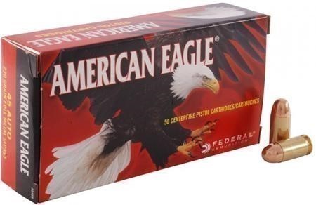 1000rds Federal AE .45 ACP 230 grains FMJ Target AE45A American Eagle-img-1