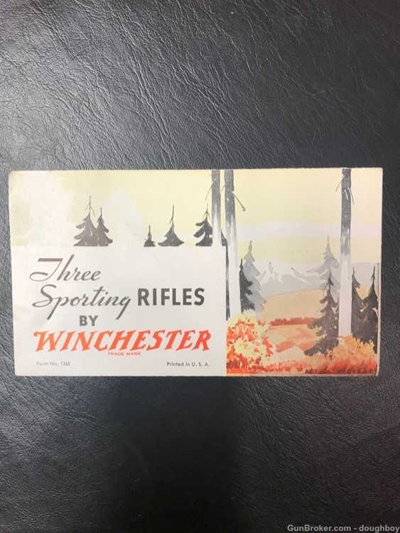Winchester Brochure Models 64 & 65 Rifles ORIGINAL-img-0