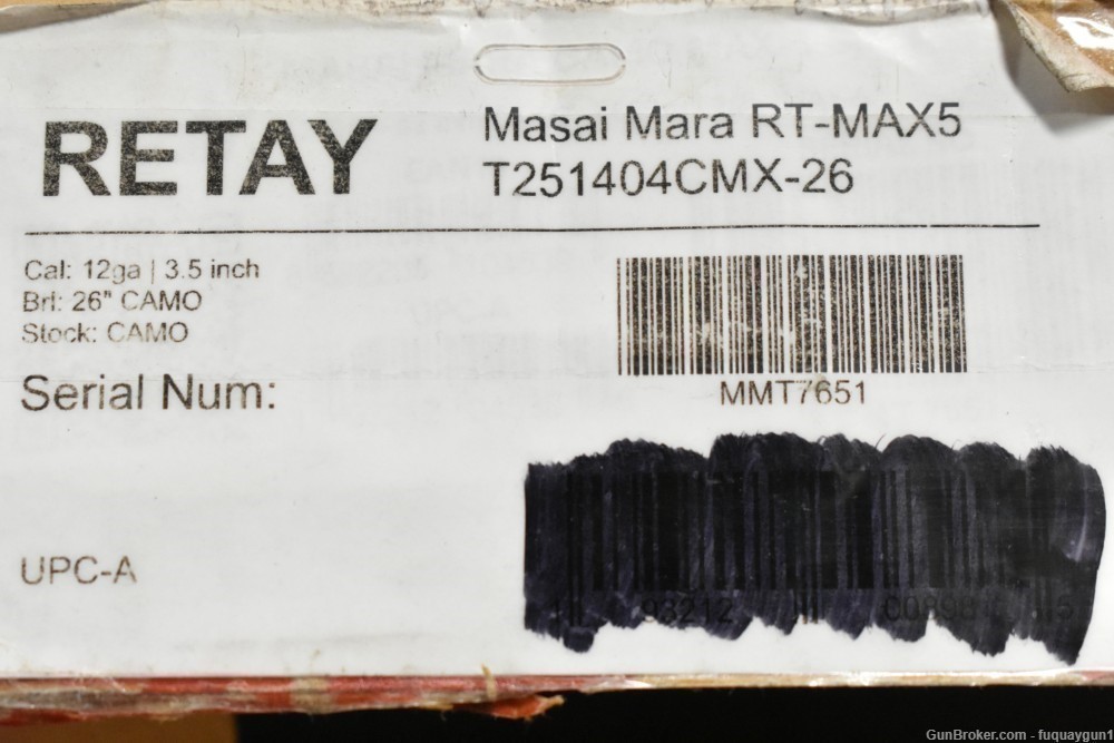 Retay Masai Mara 3.5" 12 GA 26" MASAI-MARA T251404CMX-26 Realtree Max-5-img-10