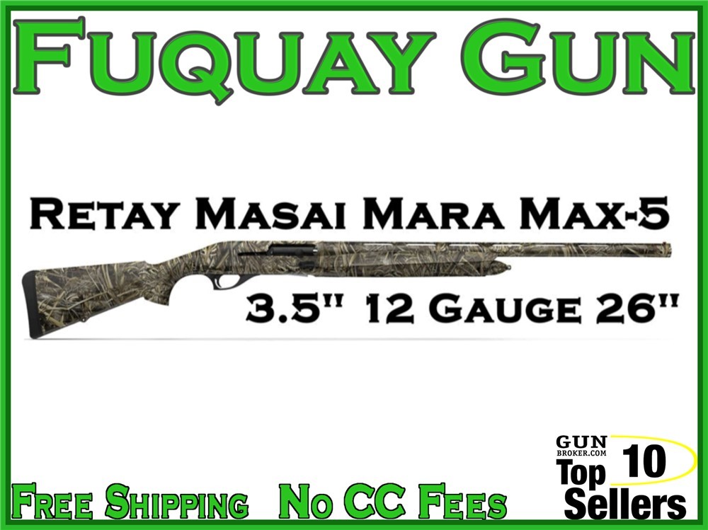 Retay Masai Mara 3.5" 12 GA 26" MASAI-MARA T251404CMX-26 Realtree Max-5-img-0