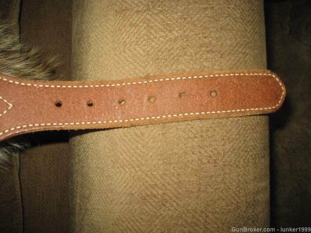 EL PASO SADDLERY ROUGH OUT WESTERN FULLY LINED BELT 38" 44/45 LOOPS !-img-4