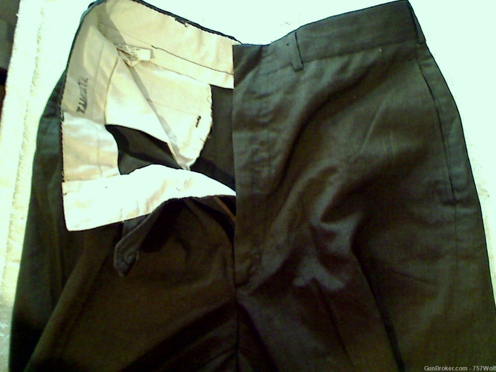 USMC Green Shade 2235 (MC) Poly/Wool Tropical Trousers Pants 29W 31L-img-4