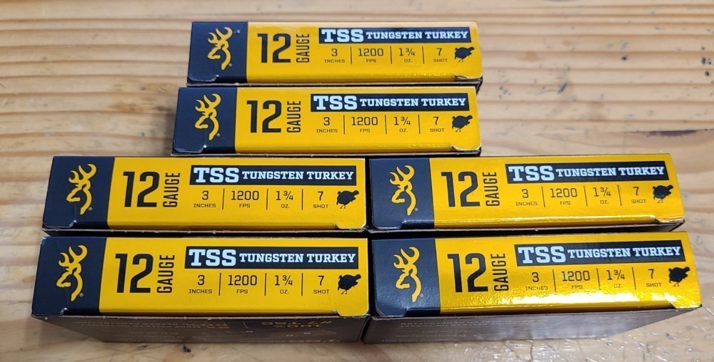 Browning TSS Tungsten Turkey 12 GA 3" 7 Shot Lot of 30 Shells Like Federal-img-0