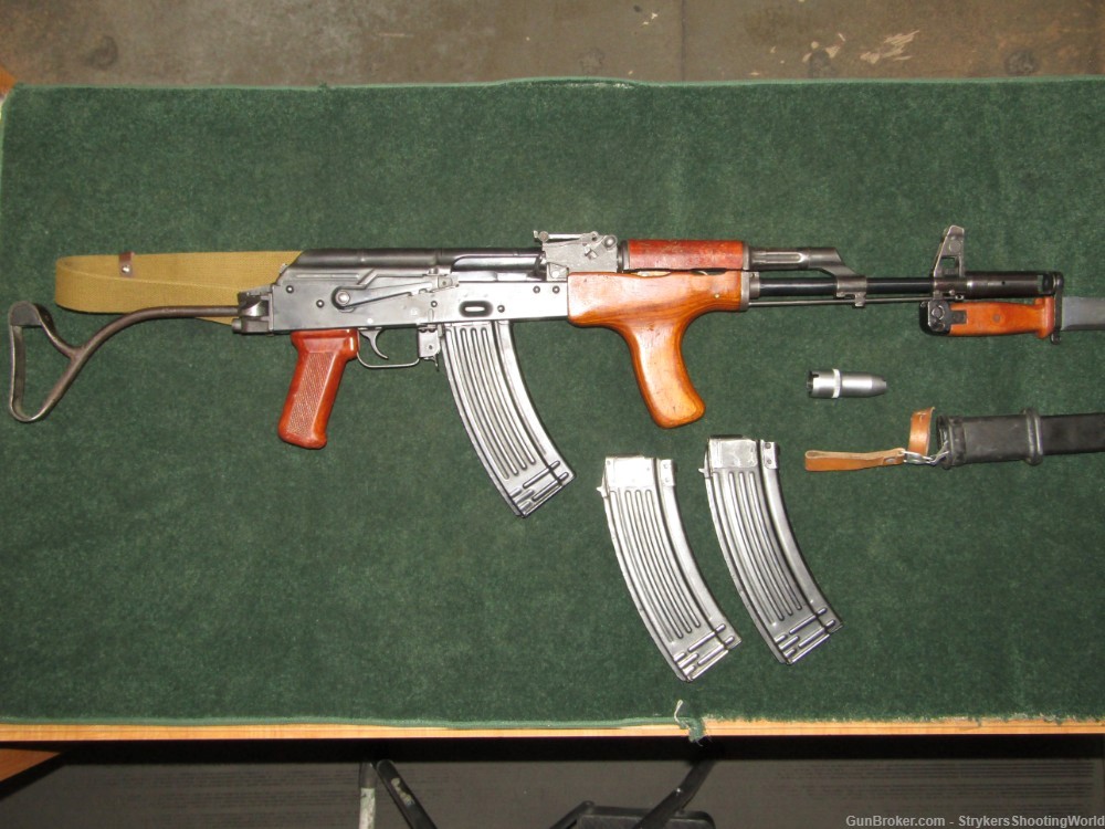 Romanian AIMS-74 Morrissey Receiver 5.45x39 3 Mags, Bayonet & BFA-img-0