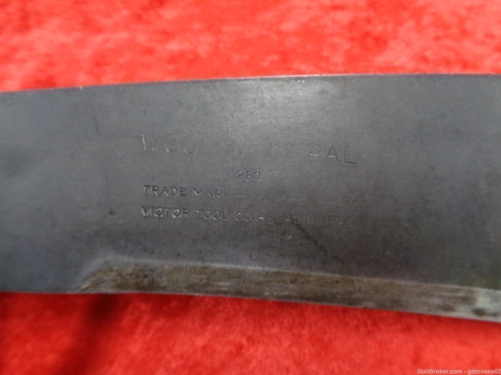 ORIGINAL Victor Tool Co Woodmans PAL LC 14 B Survival Knive Axe US WWII 280-img-2