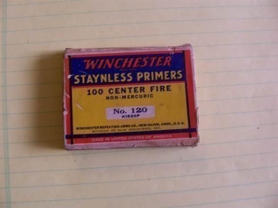 WINCHESTER Staynless Primers #120-[empty box]-img-0