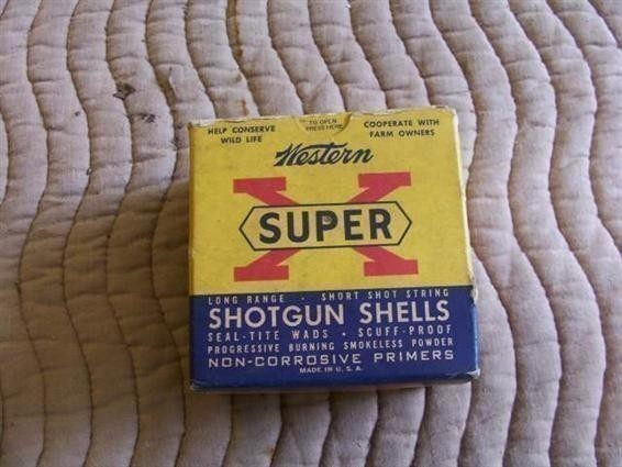 Western Super-X-12 Guage Shot shell [Empty Box]-img-0