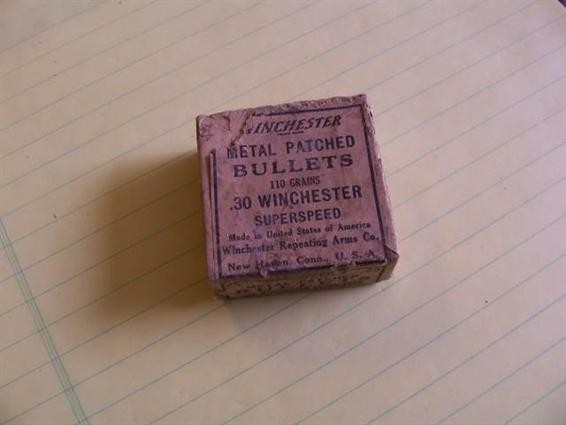 WINCHESTER -Metal Patched Bullets [empty box]-img-0