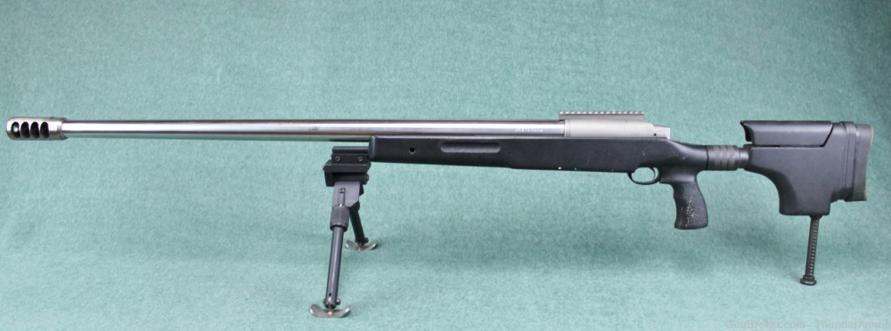 McMillan Rocky Shell Holder Single Shot Bolt Rifle 416 Barrett 37" Barrel-img-1