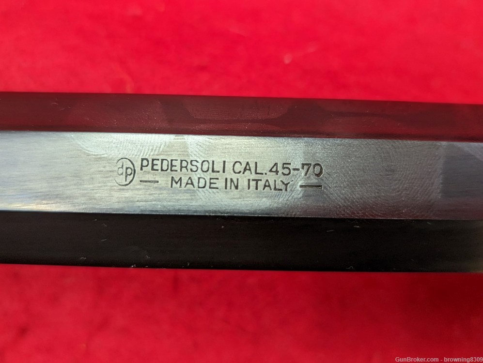 Engraved- PEDERSOLI Creedmoor Rifle CO 45/70 Rolling Block Rifle-img-22
