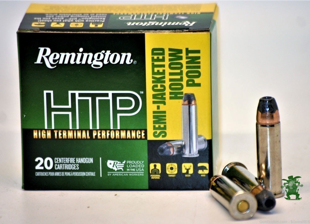 38 Special +P Remington HTP SJHP Fast 110 Grain 38+P Nickel/Brass 20 Round-img-5