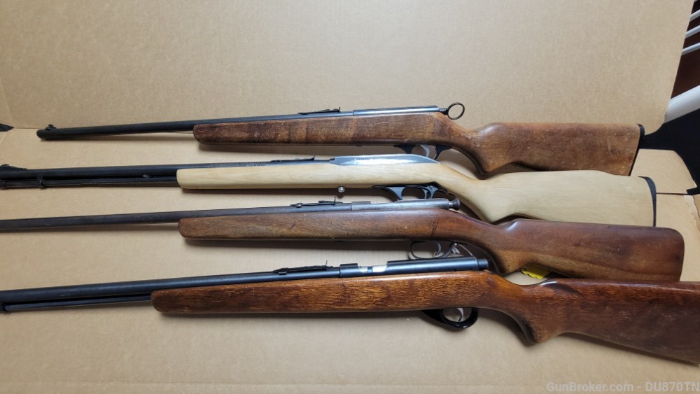 4 .22 rifles Marlin Model 60, J C Higgins, Ranger, Gun store inventory-img-7