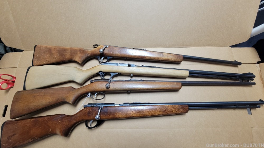 4 .22 rifles Marlin Model 60, J C Higgins, Ranger, Gun store inventory-img-3