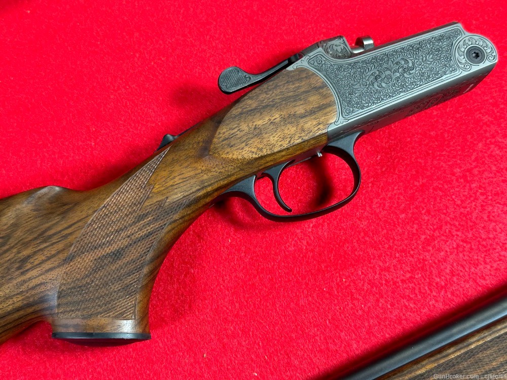 Blaser K95 Luxus Engraved 7mm Rem Mag 25.5" Rifle - Hard Case-img-7