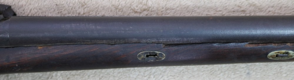 Antique percussion 12 gauge SXS shotgun from Tombstone AZ 40" barrels-img-4