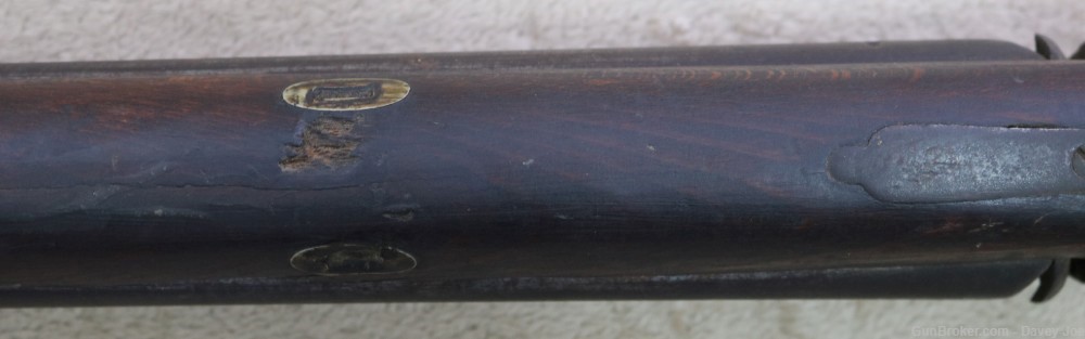 Antique percussion 12 gauge SXS shotgun from Tombstone AZ 40" barrels-img-31