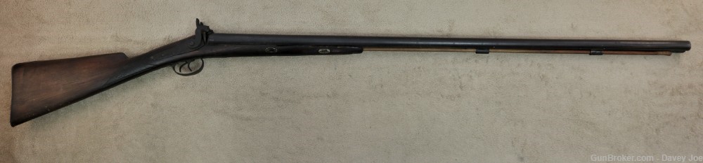 Antique percussion 12 gauge SXS shotgun from Tombstone AZ 40" barrels-img-9