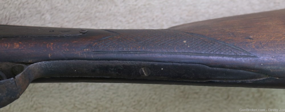 Antique percussion 12 gauge SXS shotgun from Tombstone AZ 40" barrels-img-29