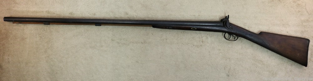 Antique percussion 12 gauge SXS shotgun from Tombstone AZ 40" barrels-img-14