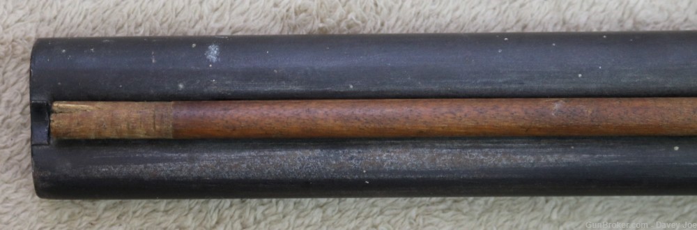 Antique percussion 12 gauge SXS shotgun from Tombstone AZ 40" barrels-img-34