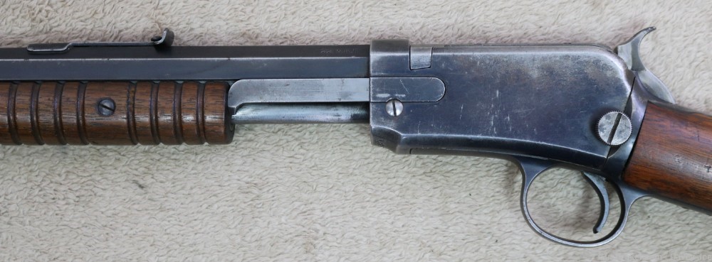 Vintage Winchester Model 1890 pump 22 WRF 1908 24" octagon-img-22