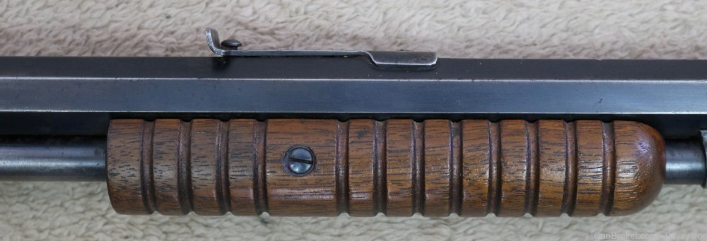 Vintage Winchester Model 1890 pump 22 WRF 1908 24" octagon-img-5