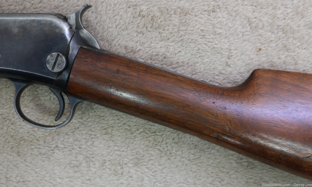 Vintage Winchester Model 1890 pump 22 WRF 1908 24" octagon-img-16