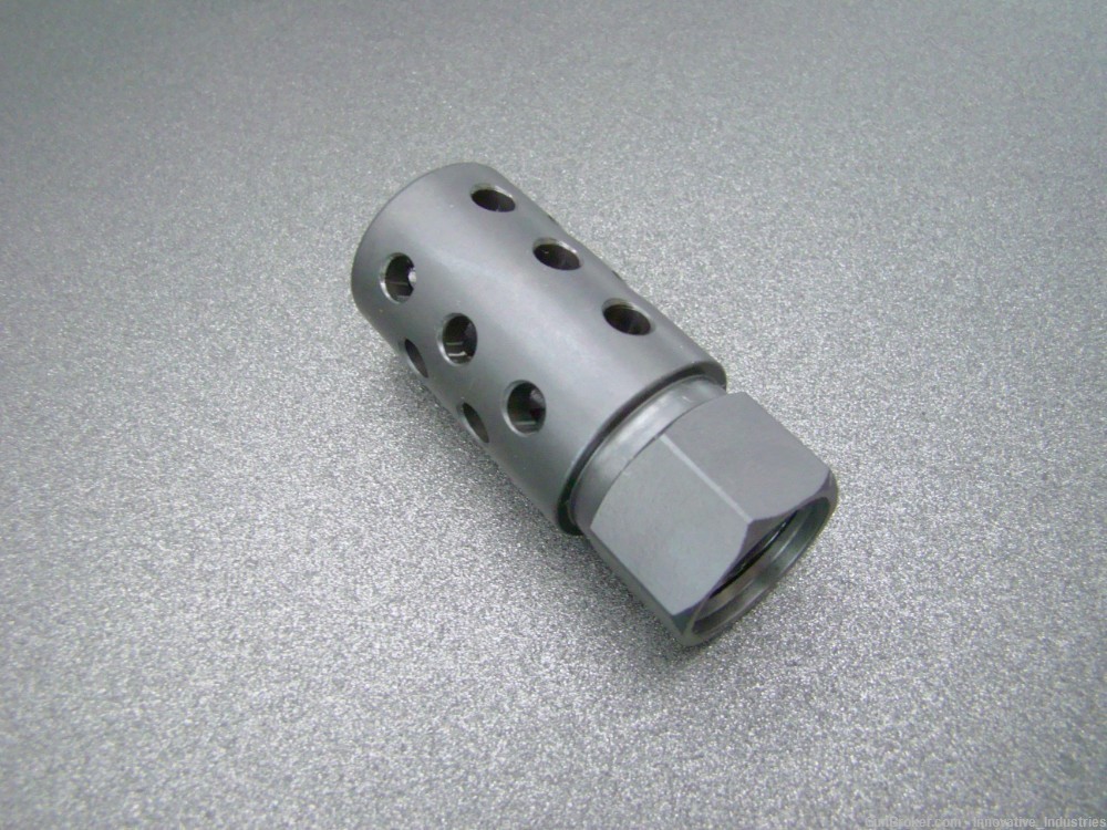24 Hole muzzle brake compensator 5/8-24 .308-img-2
