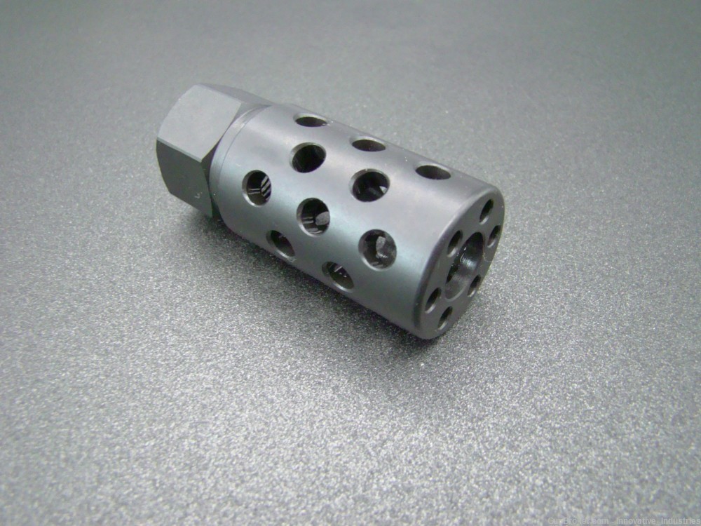 24 Hole muzzle brake compensator 5/8-24 .308-img-1