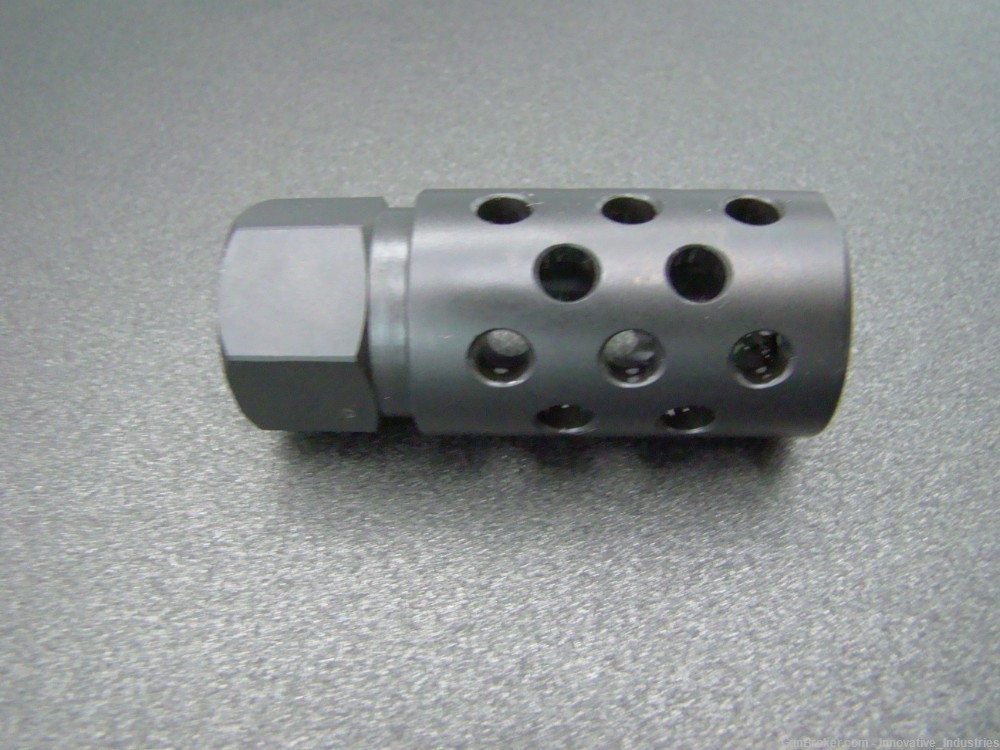 24 Hole muzzle brake compensator 5/8-24 .308-img-0