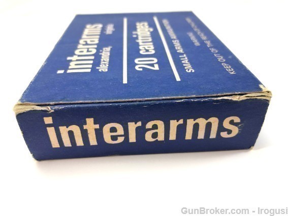 Interarms 8mm Mauser Hunting Ammo Vintage 20 Round-img-5