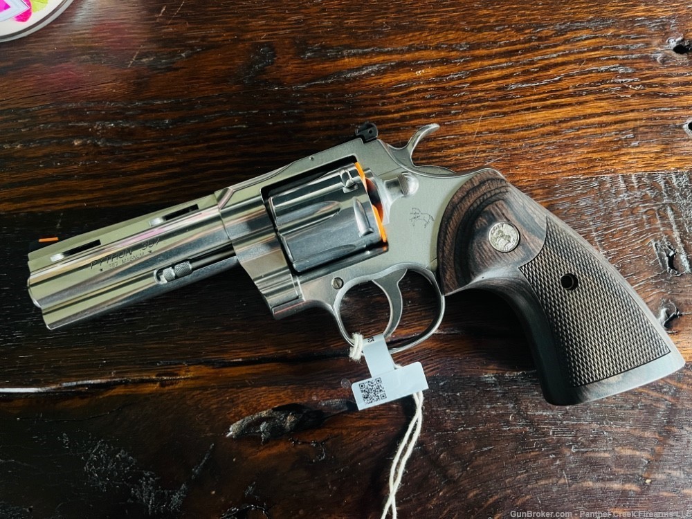 Colt Python .357 Magnum 4.25" Stainless NIB SP4WTS-img-0