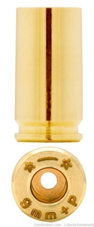 9mm +P Brass, Starline 9x19 +Power Brass-img-1