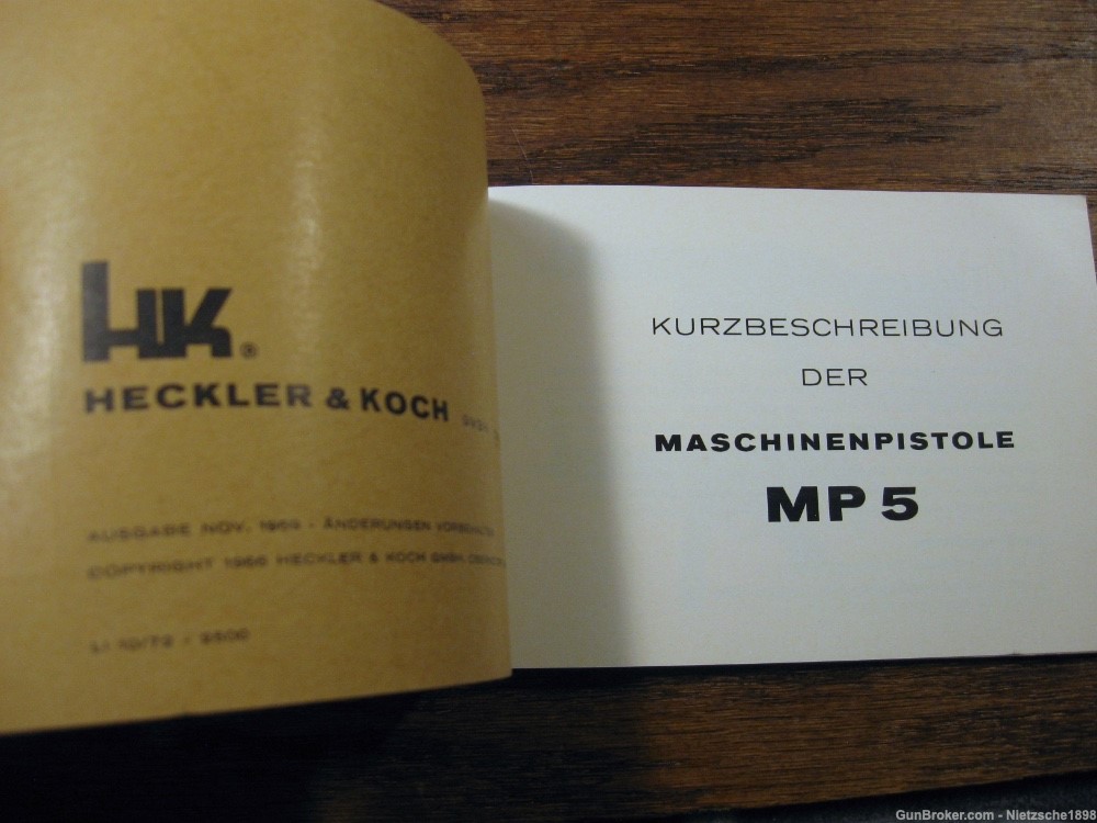 Original German Heckler Koch MP5 in German-img-3