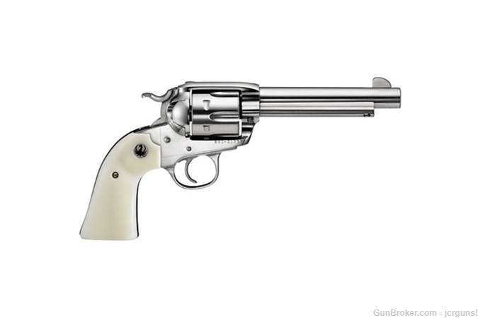 New Ruger Vaquero Bisley 357 Mag 6rd 5.5" Simulated Ivory 5130 CA Ok-img-0