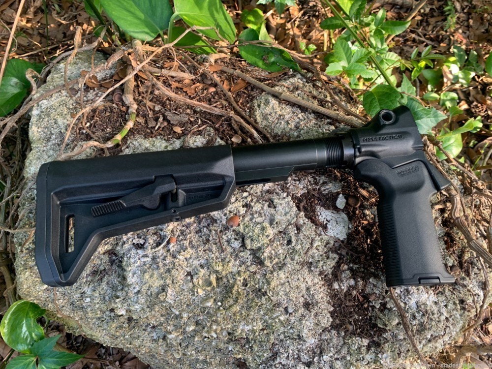 Mossberg 500 Magpul PDW STOCK Pistol Grip + Mesa Shotgun 6 Position-img-0