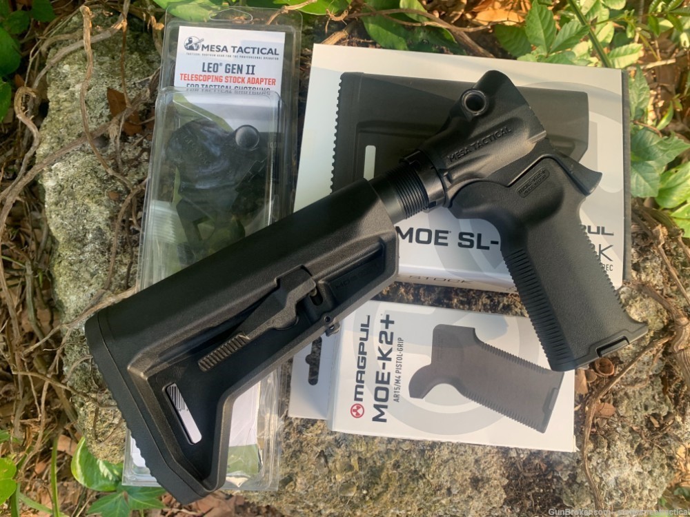 RECOIL REDUCING Mossberg 500 Magpul SL-K PDW K2+ Grip + Mesa Stock Shotgun-img-2