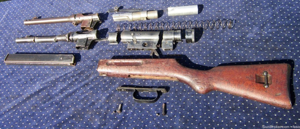 Beretta 38/44 parts kit,VG barrel, left lever safety, all rec. pcs, 40rdMag-img-12