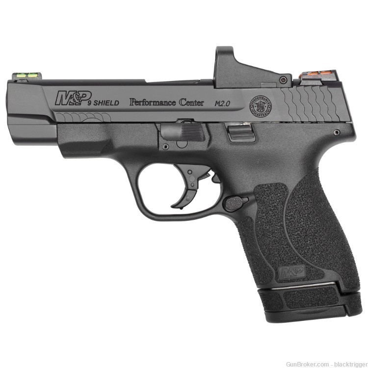 S&W 11786 Performance Center M&P Shield M2.0 9mm 4" 7+1 or 8+1 4MOA Red Dot-img-2