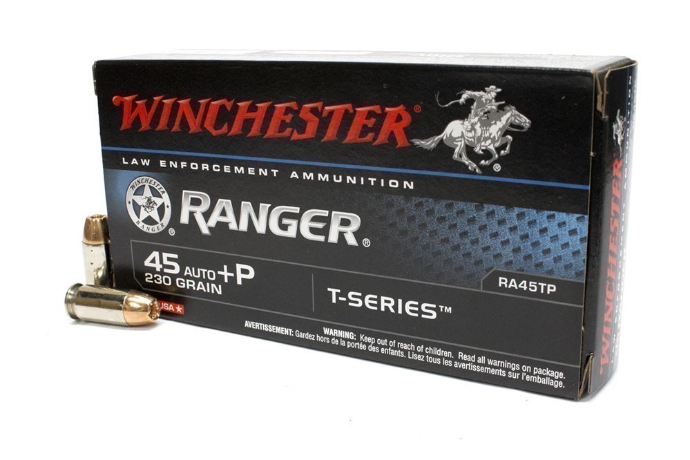 200rds Winchester Ranger™ LE Talon RA45TP 45 ACP +P JHP 230 grain T series-img-2