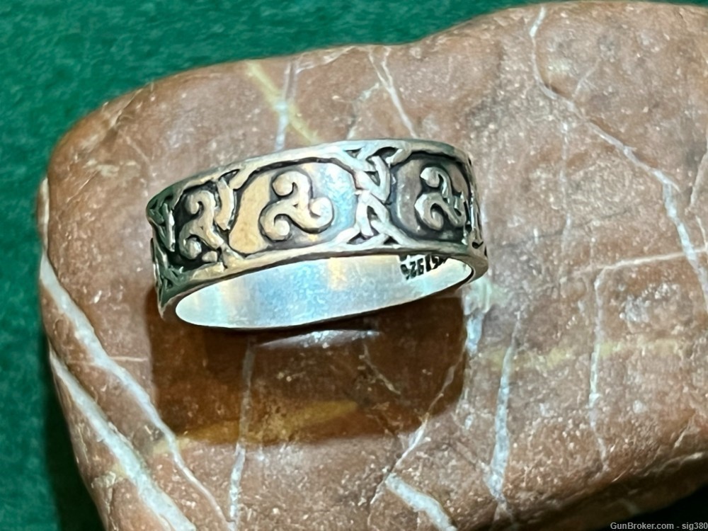 VINTAGE TAXCO MEXICAN STERLING SILVER RING / 7 Gr.-img-4